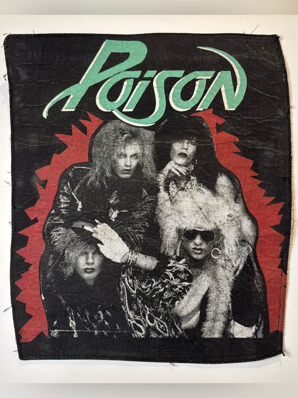 80s vintage Poison Back patch